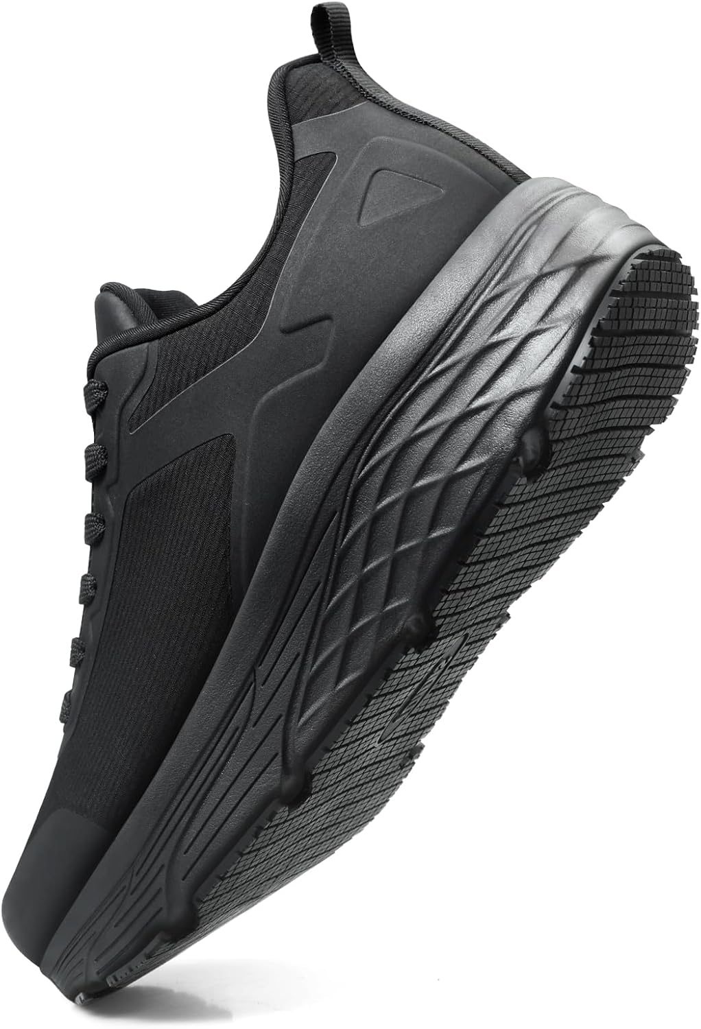 Men’s Non Slip Work Shoes for Chef & Food Service, Oil-Resistant Kitchen & Restaurant Shoes, Waterproof Upper, Anti-Static, Thick Cushioned Supportive Sole for All-Day Standing