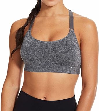 PUMA Women Sports Bra, 3-Pack Black/White/Grey, X-Large