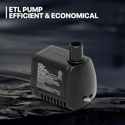 Miniatura 5 de MoNiBloom Fuentes de agua para exteriores, 27 pulgadas de alto con barril y bomba de 2 niveles y bomba de cascada para patio al aire libre, jardín,