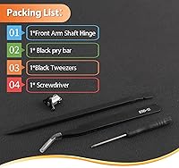 Vista 6 de Reemplazo del eje del brazo delantero para DJI mini 4 pro/Mini 3 bisagras de brazo delantero eje de brazo para DJI mini 4 Pro Drone Accesorios