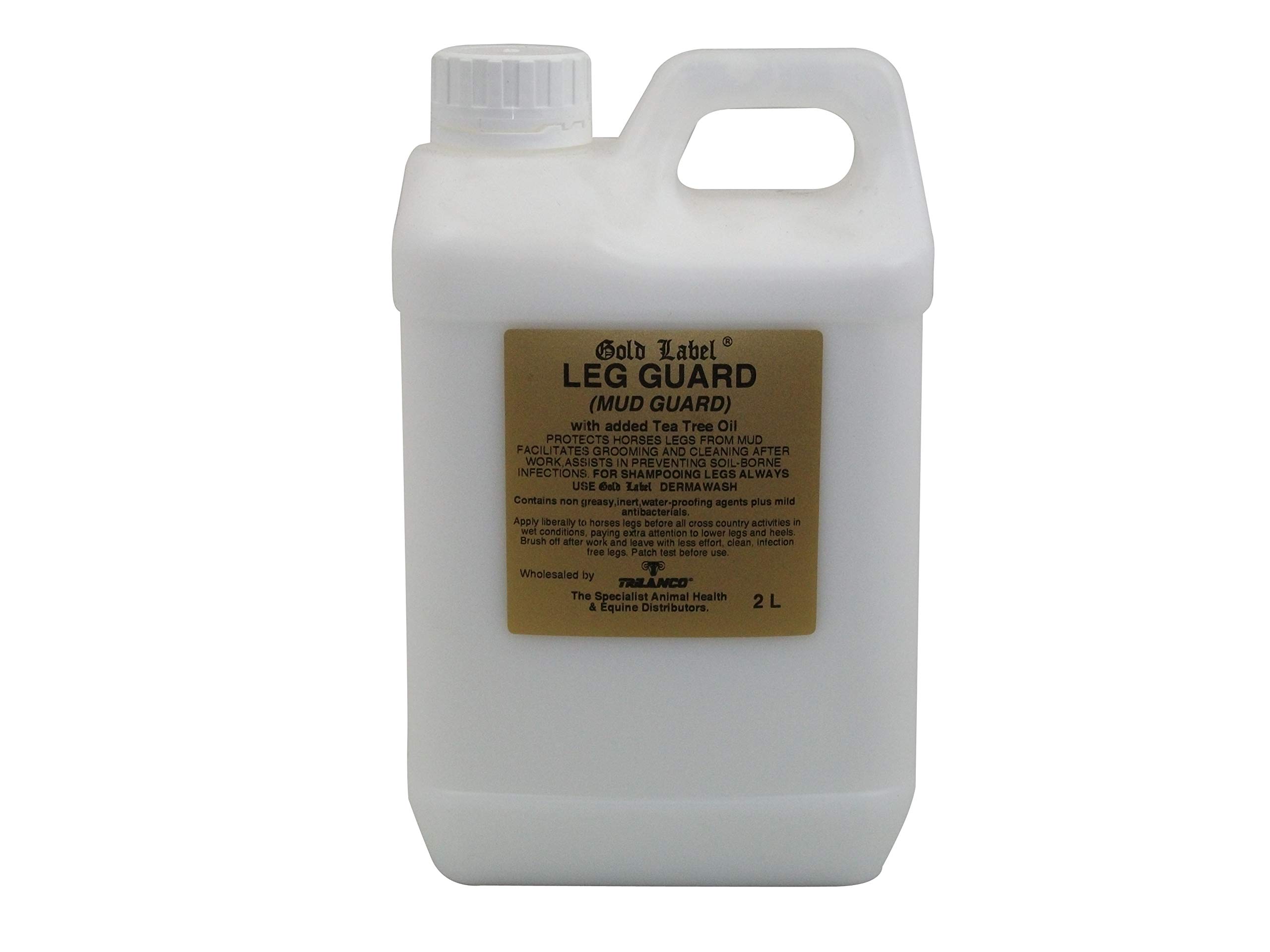 Gold Label Unisex's GLD0129 Leg Guard, Clear, 2 Litre