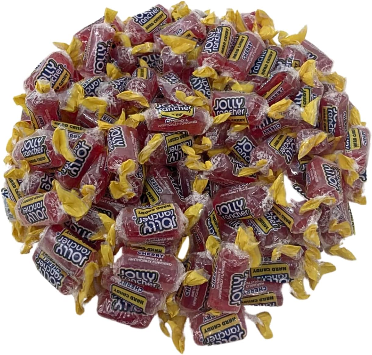 Jolly Ranchers Hard Candy 1.5lbs- All Cherry Individually Wrapped Delicious Fresh Candy 1.5, 24oz (Packaging Might Vary)