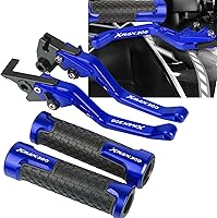 Vista 2 de DOUKI Para Yamaha XMAX300 X-MAX 300 2015-2020 - Palancas de embrague de freno corto para motocicleta, embrague, empuñaduras, extremos de manillar
