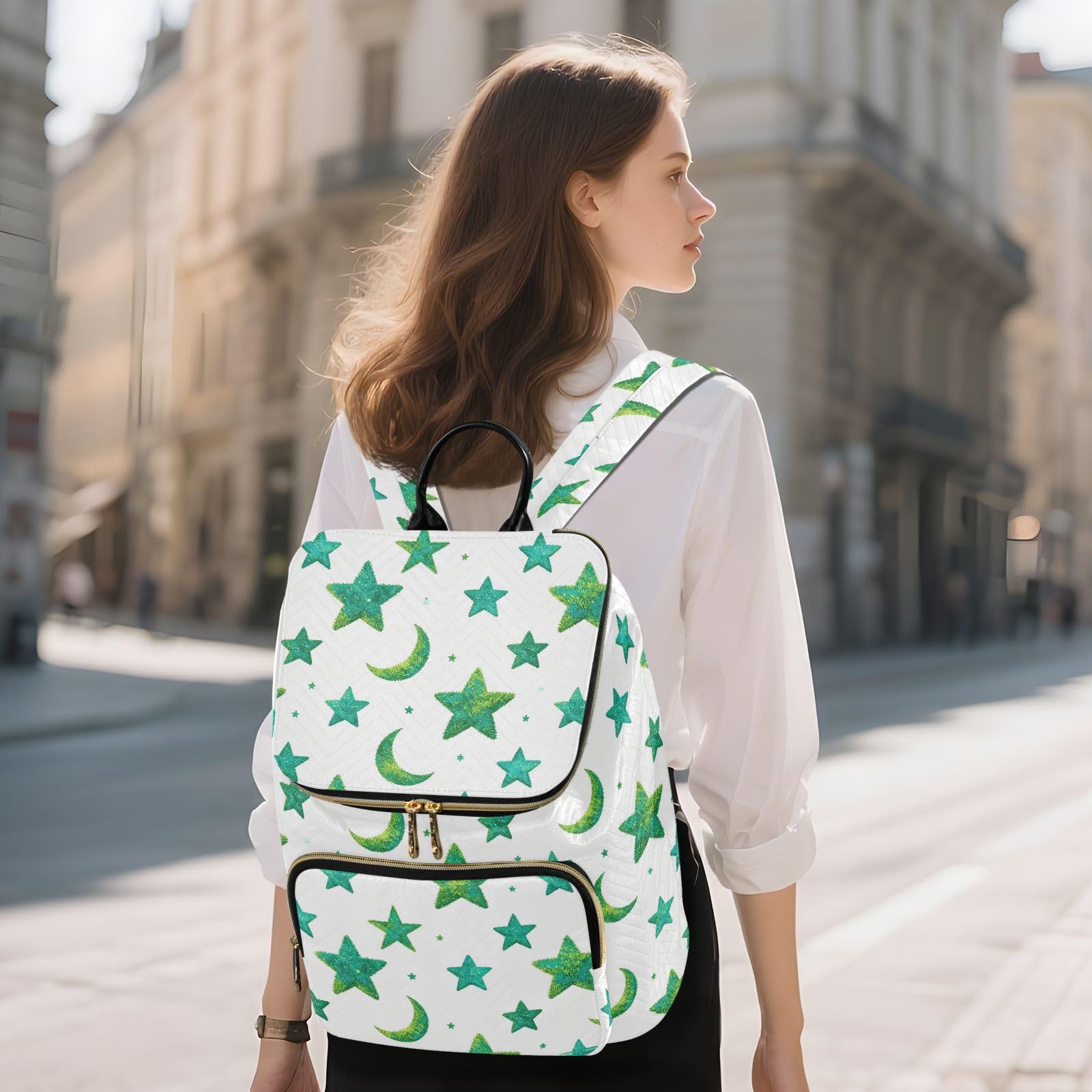 Zaino alla moda da 15 l per le donne leggero durevole versatile borsa