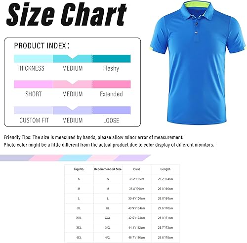 Miniatura 2 de Men Short Sleeve T-Shirt Casual Sport Tops Quick Dry Jerseys Shirt Golf Tennis Tee Shirt Training Shirts