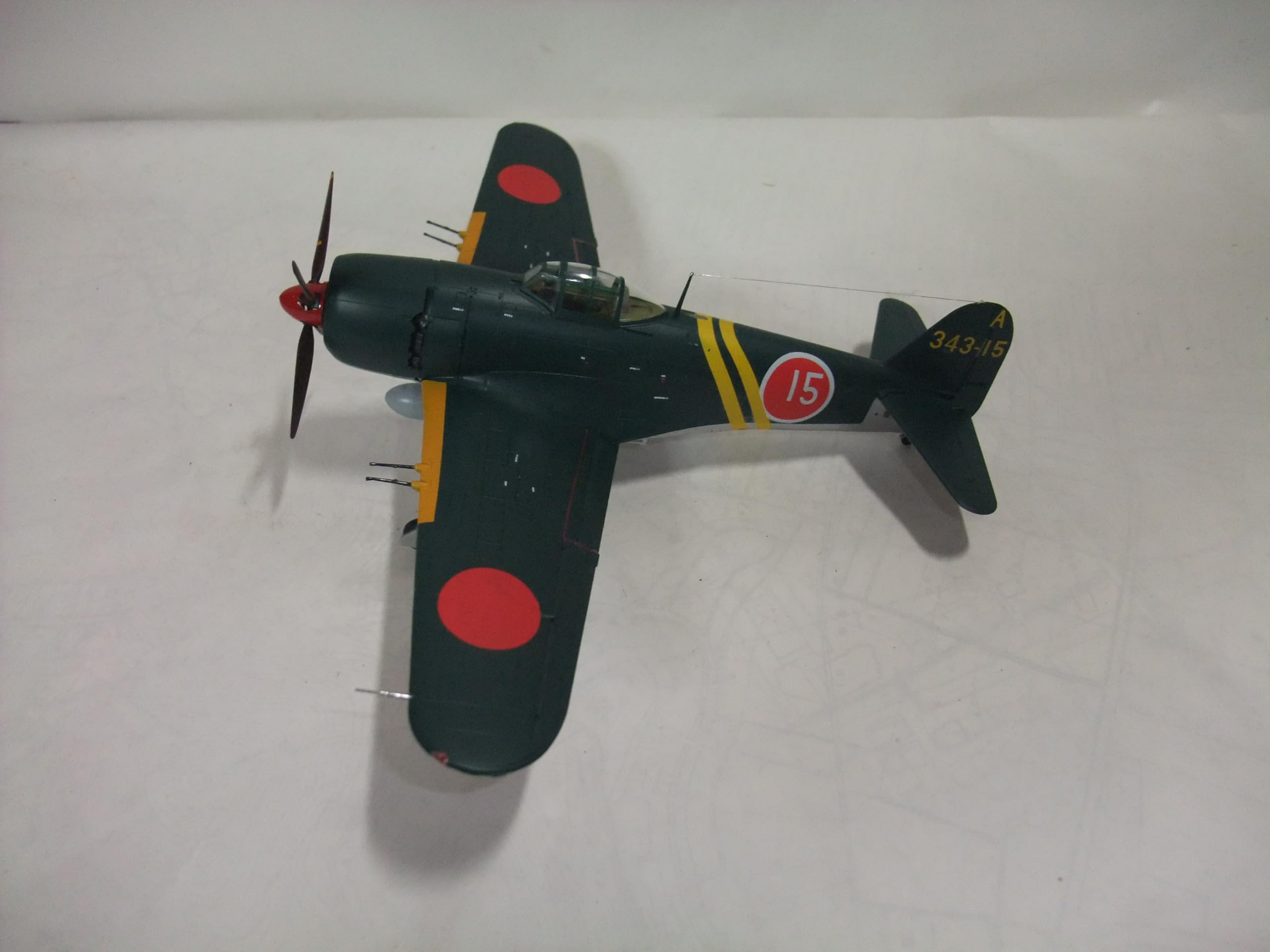 Amazon | 完成品 紫電改 日本海軍戦闘機 サイズ48分の1