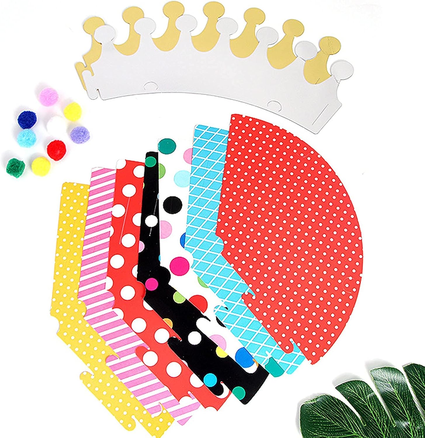 Sangen 22 Pieces Birthday Party Cone Hats Mini Birthday Hats with Colorful Party Blowouts and Happy Birthday Banner Birthday Party Hats Decorations for Baby Kids Pets Birthday Party : Toys & Games