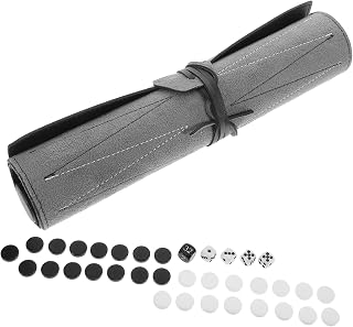 Milisten 1 Juego Tablero De Ajedrez Accesorios De Viaje Ajedrez Divertido Accesorio De Juegos Suministros para La Fiesta Jugadas Suministro De Juegos Juicio Educativo Negro