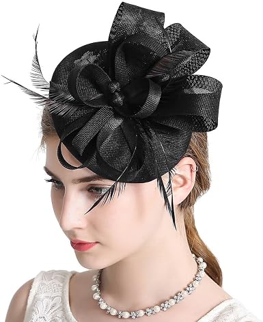 Sinamay Feather Fascinators Womens 