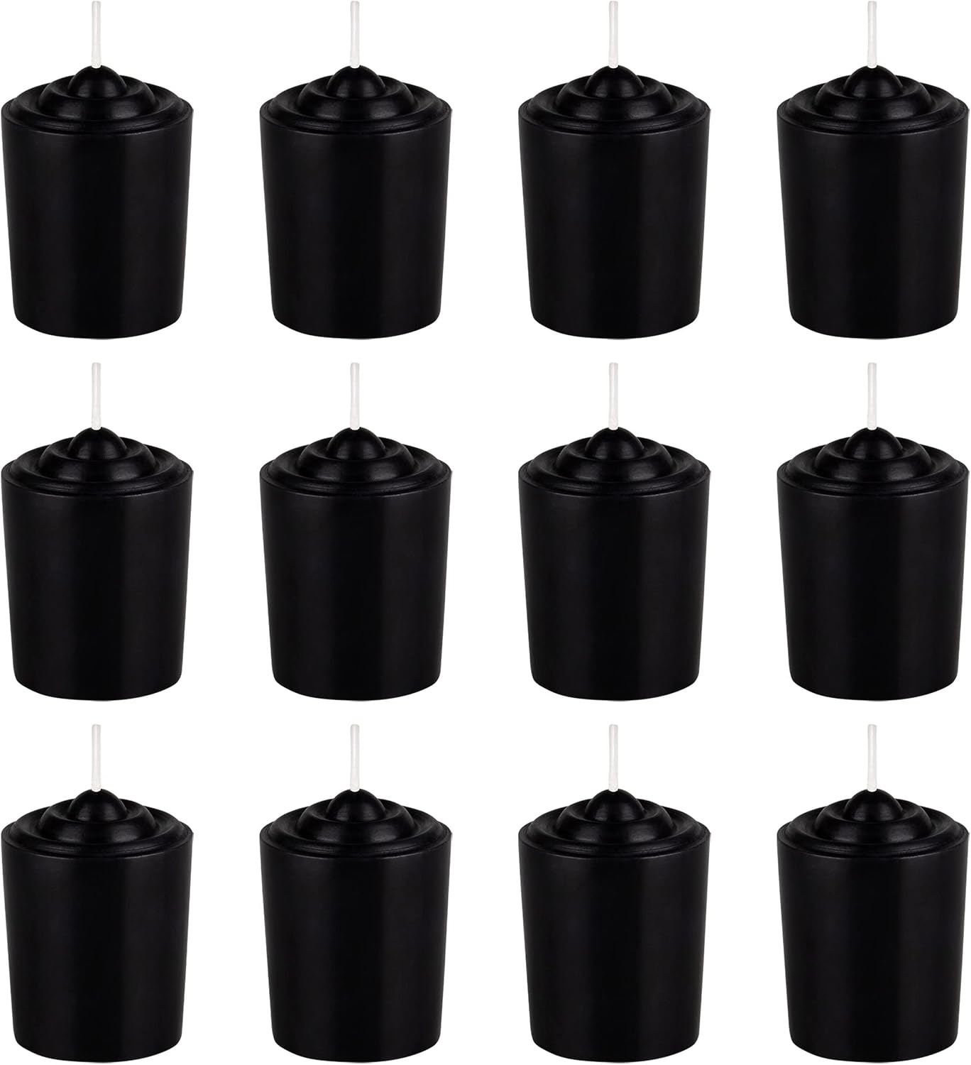 White Unscented 15 Hours Votive Candles