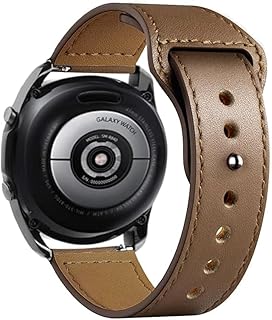 سوار من الجلد 22 ملم لساعة سامسونج جالاكسي 3 مقاس 45 ملم/ 46 ملم/جير S3/ هواوي ووتش GT2E/ ساعة GT (42 ملم)/GT2 برو/46MM 46 ملم/هونر ماجيك ووتش 2 48 ملم/امازفيت GTR 48 ملم/GTR 2/2e من نكست ستور