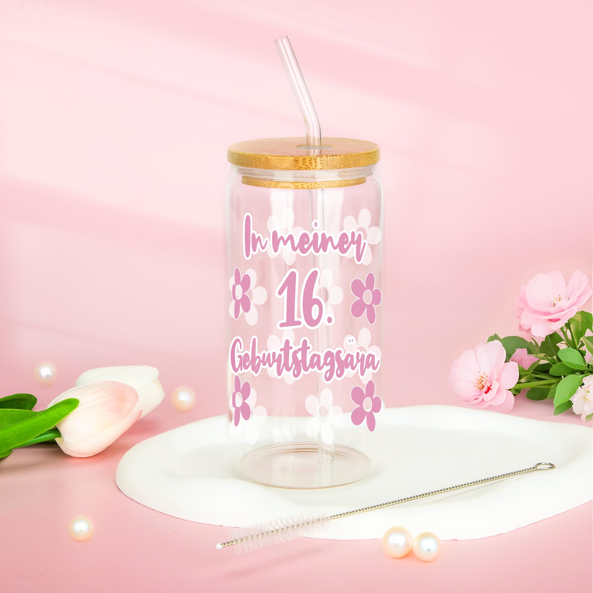 Prezenty dla 16-letniej dziewczynki – 16 urodziny dziewczynki, zestaw upominkowy na 16 urodziny dla córki, siostrzenicy, wnuczki, siostry lub przyjaciółki