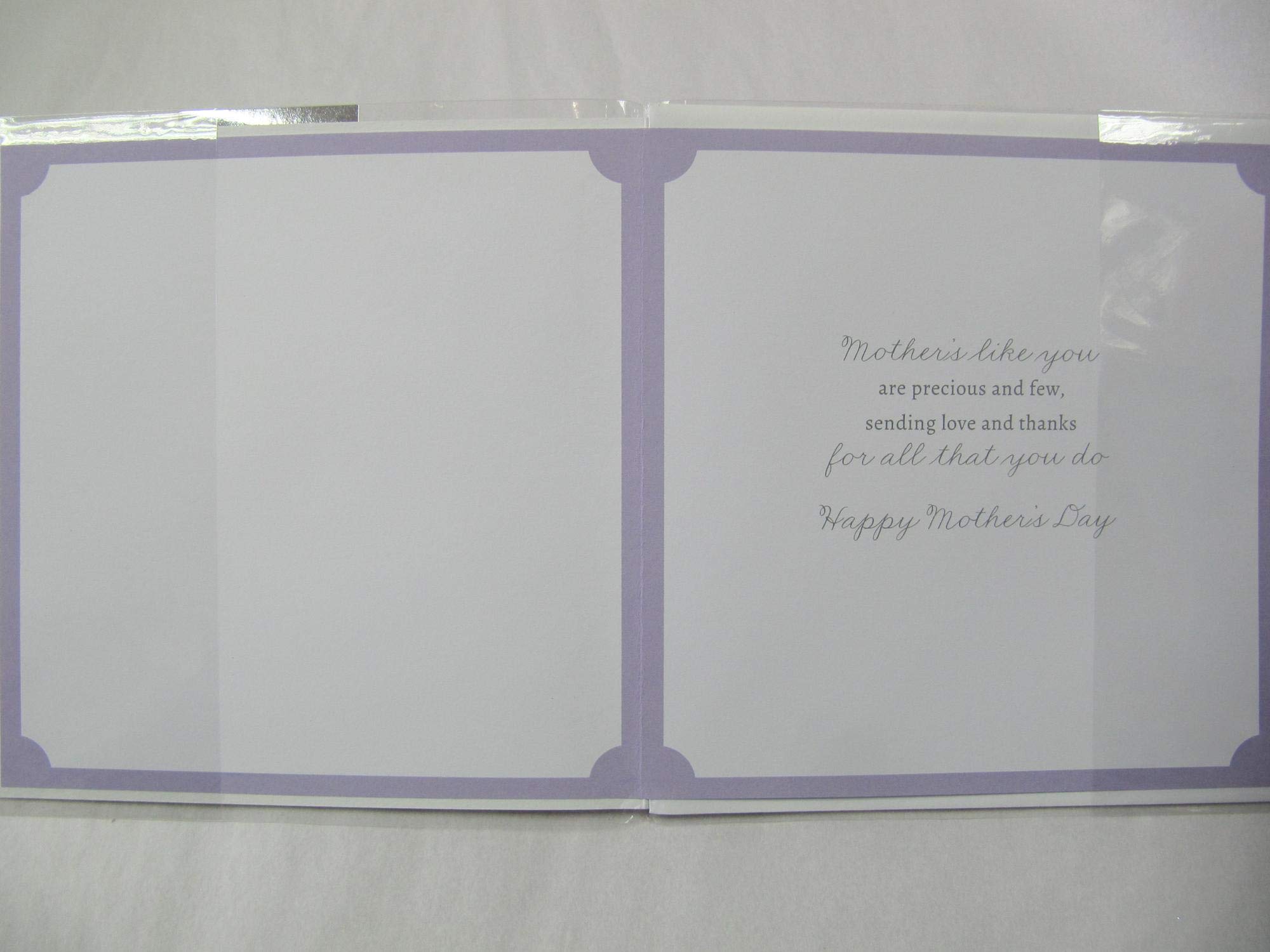 Biglietto Di Auguri Per La Festa Della Mamma Con Cuori Di Carta Rosa Madre E Bambino Su Sfondo Bianco 35024747