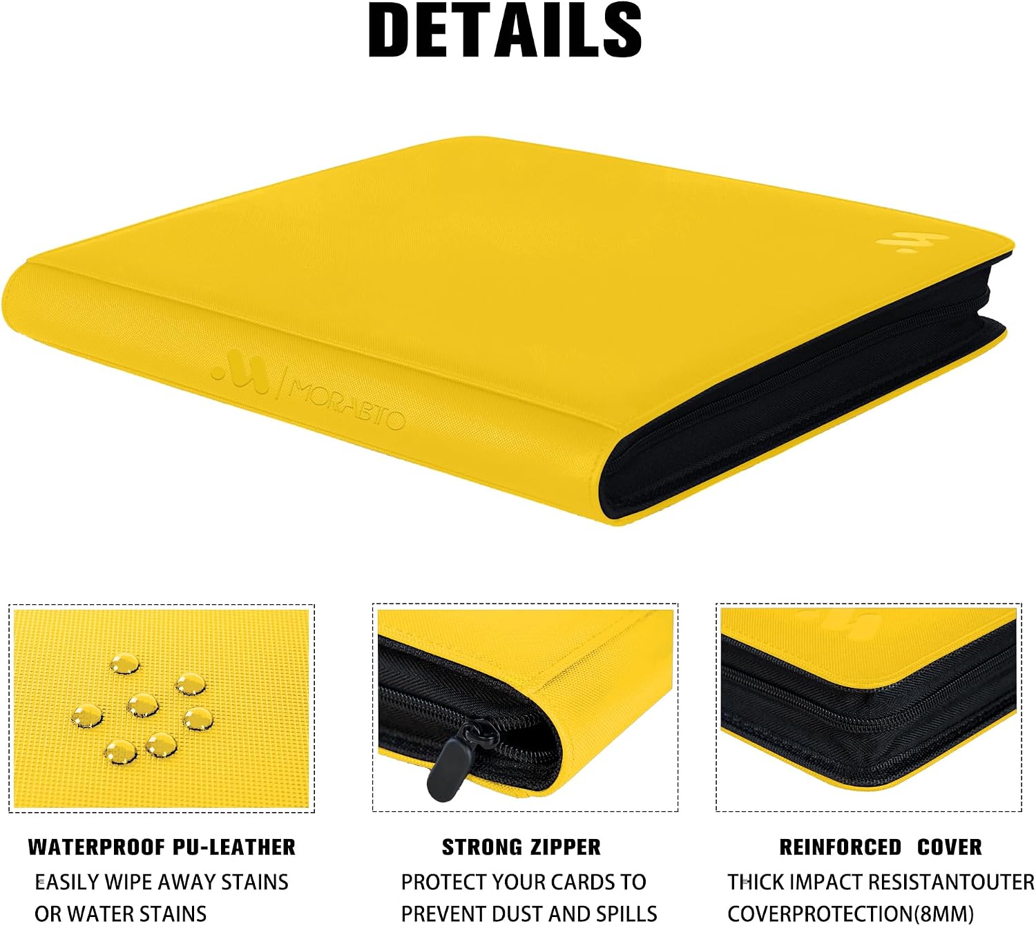 16 Pocket Trading Card Binder,Holds 1024 Standard-Size Card image 5