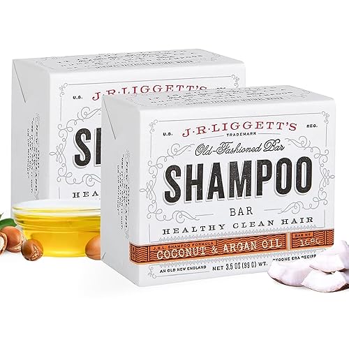 Miniatura 57 de J·R·LIGGETT'S Barra de champú – Fórmula de hierbas, champú en barra totalmente natural para cabello con aceite de coco y aceite de ricino, sin