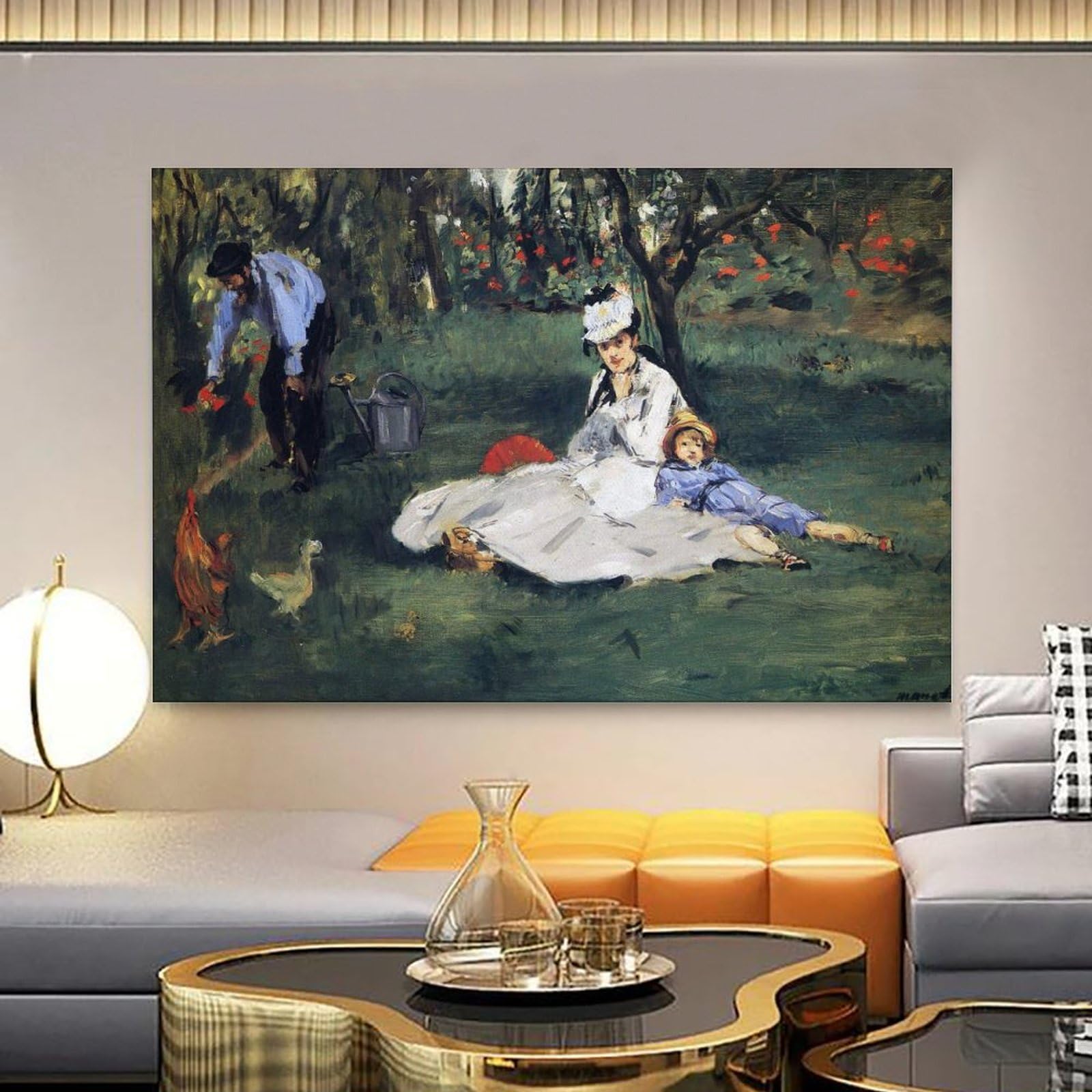 Amazon.co.jp: エドゥアール・マネEdouard Manet絵画作品（庭のモネ