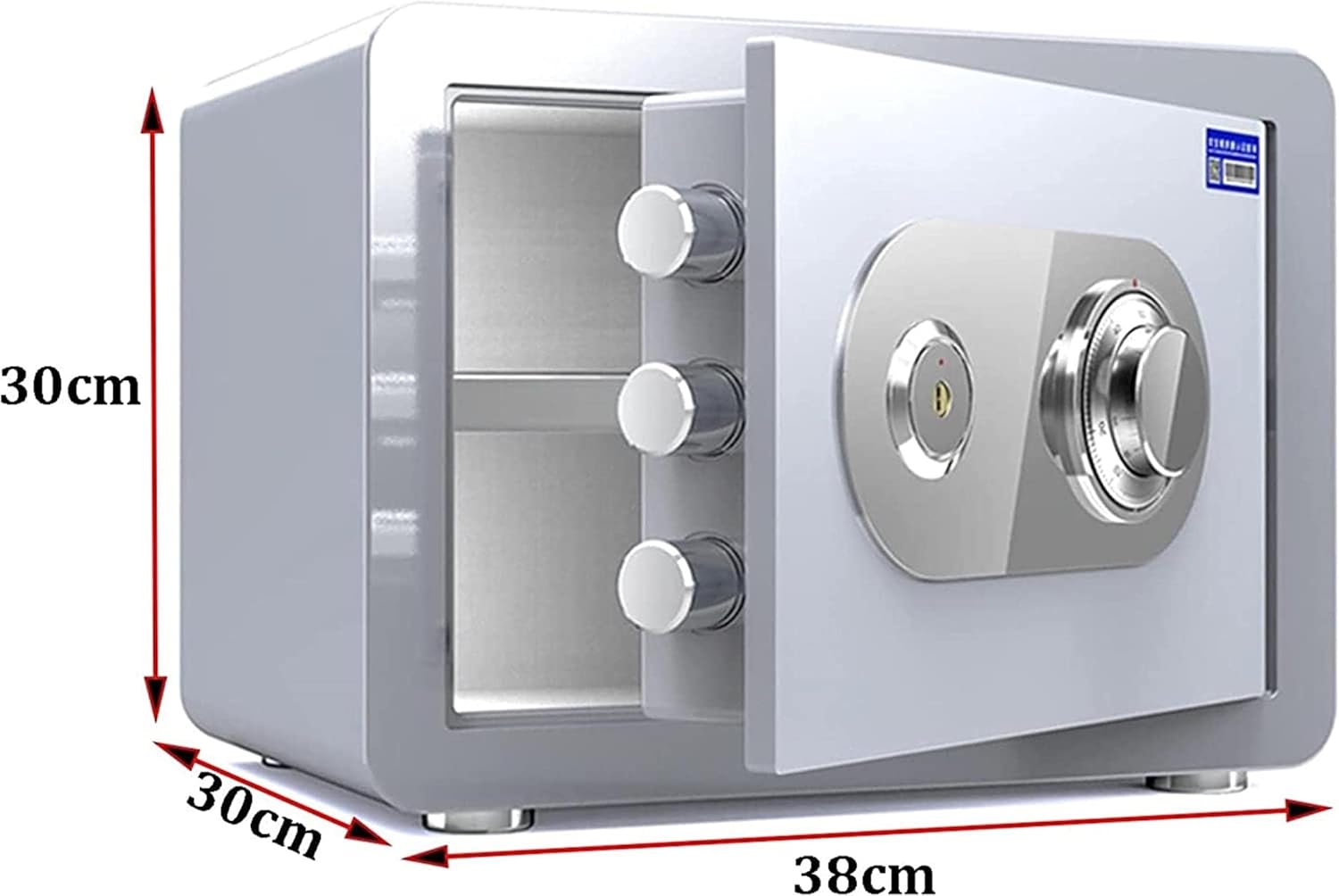 Fireproof and Anti-Theft Steel Safe Small Home Office Cabinet Storage Box Mechanical Code Lock