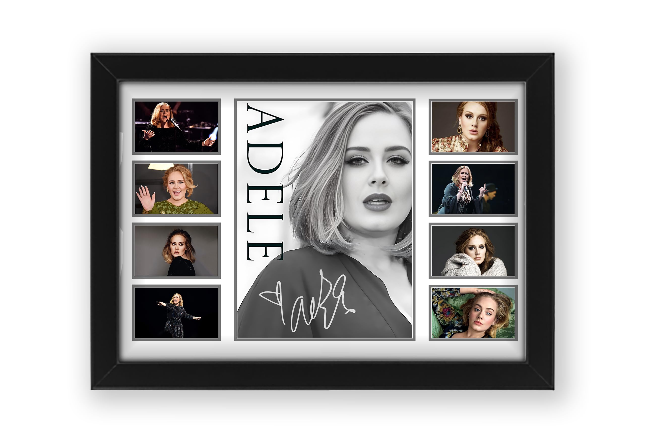 Adele Signed Poster Print - Limited Edition Autograph Fan Gift – Collectible Memorabilia Merchandise (Unframed A4 (30x21cm))