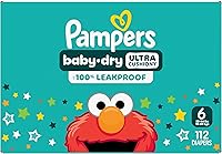 Vista 12 de Pañales Pampers - Baby Dry - Talla 6, 112 unidades, Pañal Desechable Absorbente para Bebé (El Empaque Puede Variar)