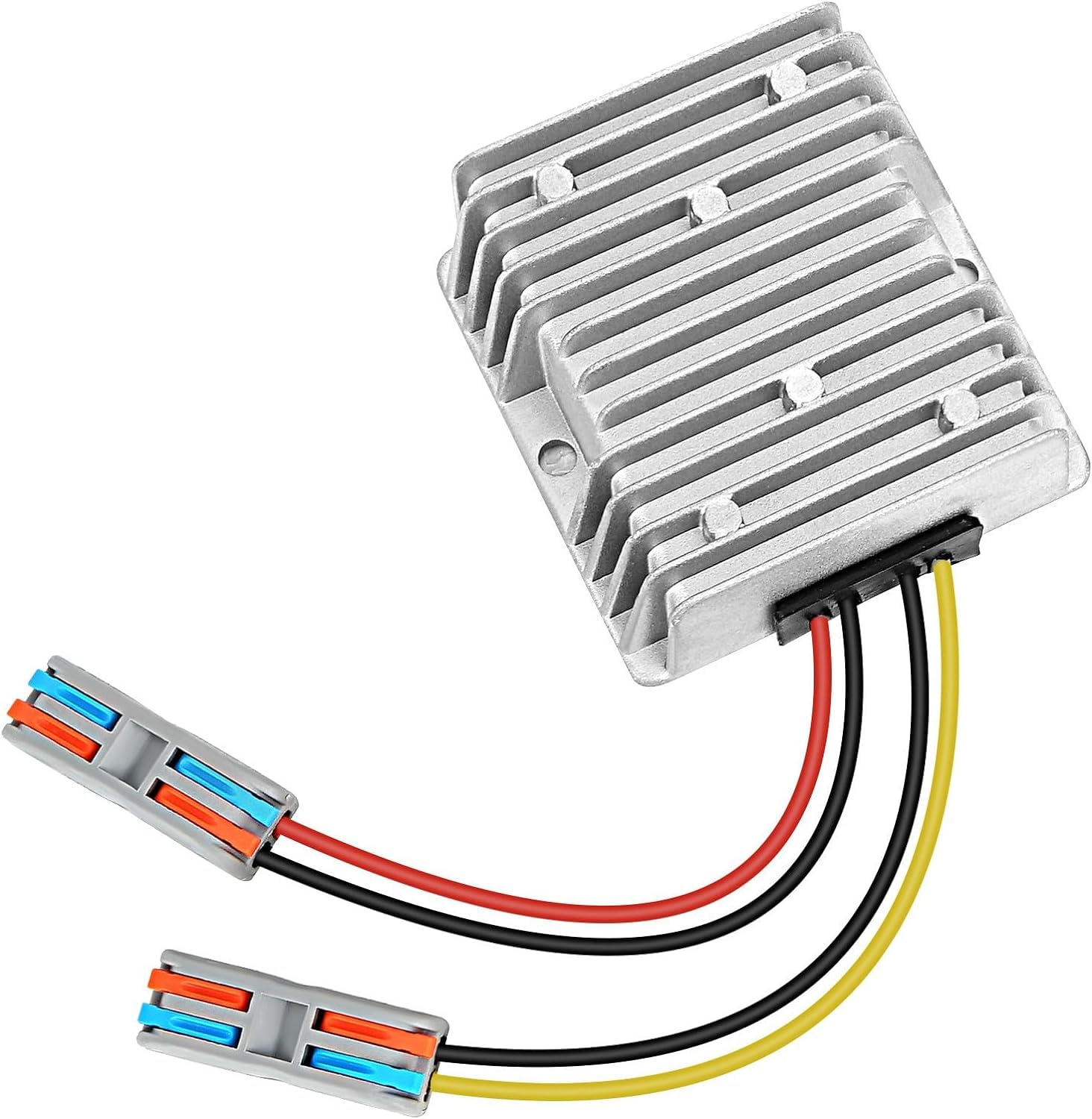 Gebildet Regulador Convertidor de Voltaje +Conector de cable de 2 piezas DC/DC DC 24V Reductor a 12V 20A 240W Buck Transformador Impermeable