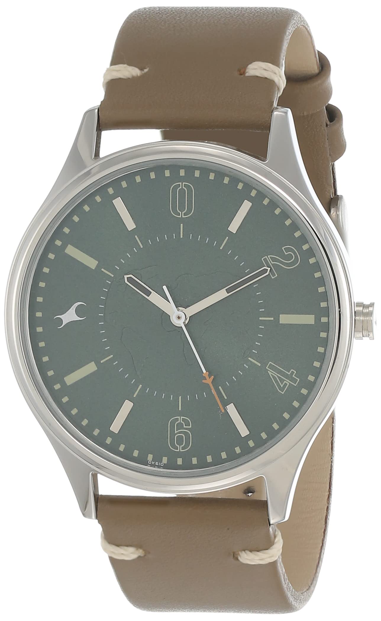 Fastrack Men Leather Tripster Analog Green Dial Watch-3237Sl01/Np3237Sl01, Band Color-Brown (B08619JB6G) Amazon Price History, Amazon Price Tracker
