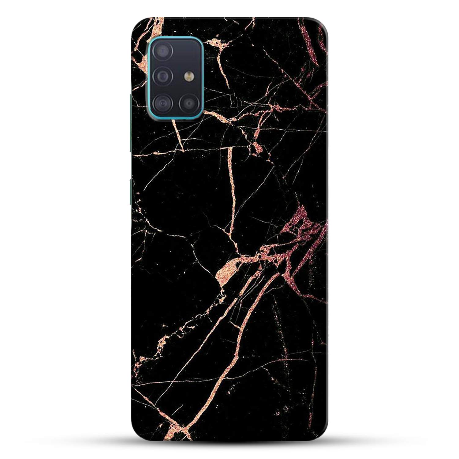 COLORflow Back Cover Compatible with Samsung Galaxy A51 | Beautiful Black Golden Marble | Designer Printed Hard CASE Bumper Back Cover (B08LCJYLBL) Amazon Price History, Amazon Price Tracker
