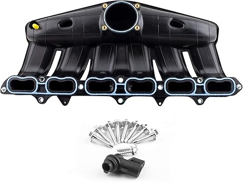 Colector de admisión superior 615-568 compatible con Chevrolet Trailblazer GMC Envoy Isuzu Ascender Saab 9-7x 2008-2009 【DOHC L6 4.2L