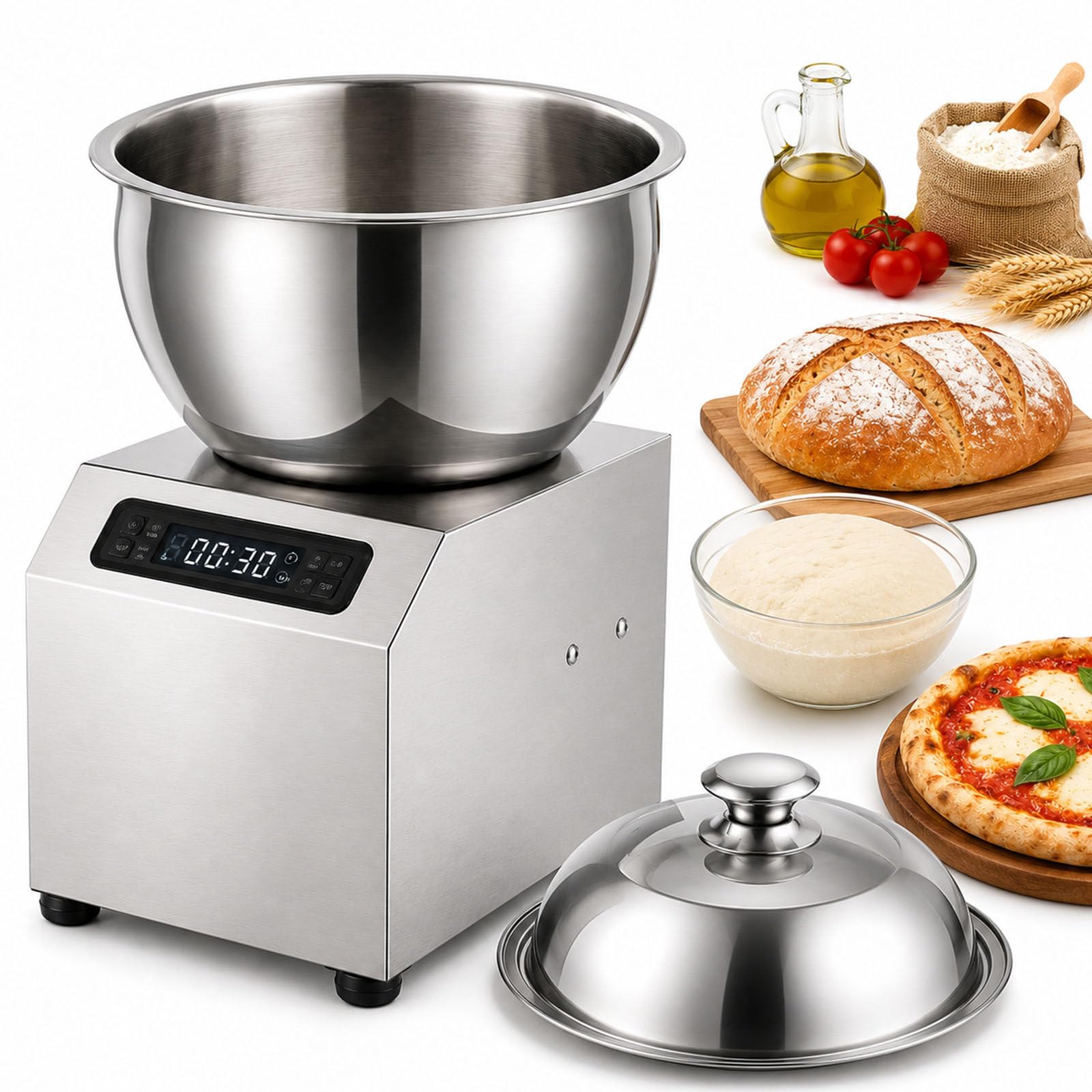 Pétrin Électrique, Pétrin À Spirale Électrique, Pétrin Automatique 8kg