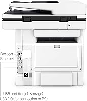 Vista 7 de HP LaserJet Enterprise Flow MFP M527z Wireless Multifunción, copia/fax/impresión/escaneo F2A78A BGJ (renovado)