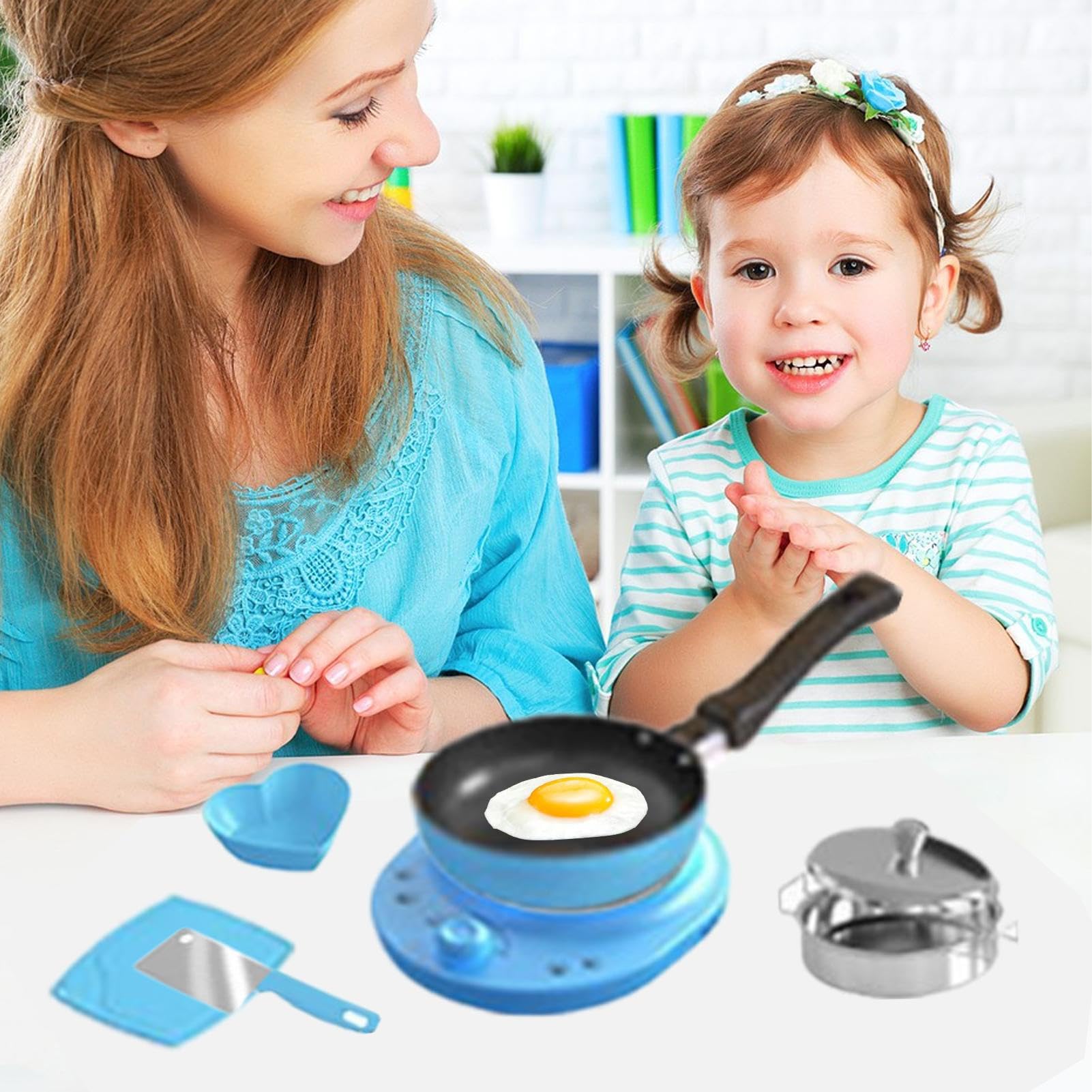 Set Cuisine Enfant Petit Set d'ustensiles Cuisine sécurisé pour de rôle