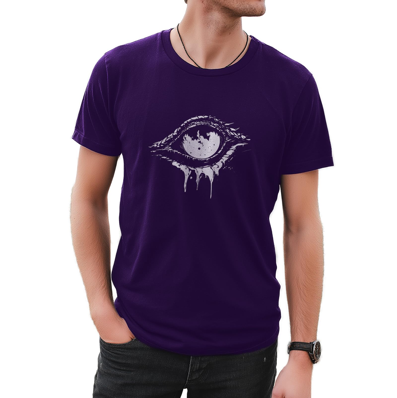 domirica Solid Graphic Tees for Men 100% Cotton Short Sleeve Crewneck 2026 Summer Beach Gym Workout Holiday Casual Top