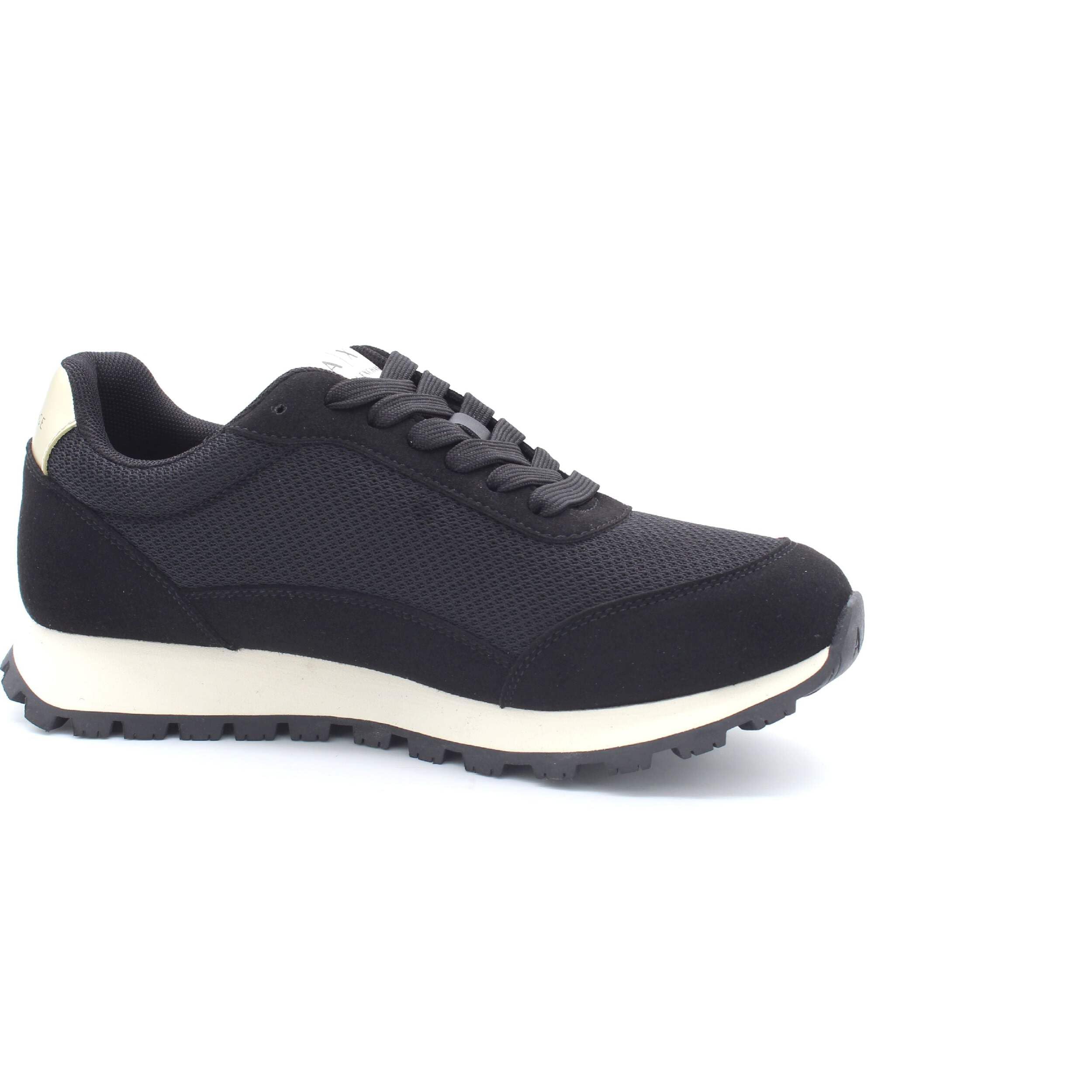 Armani Exchange Drop, Color Contrast Stripe, Suede Details SneakerDonna