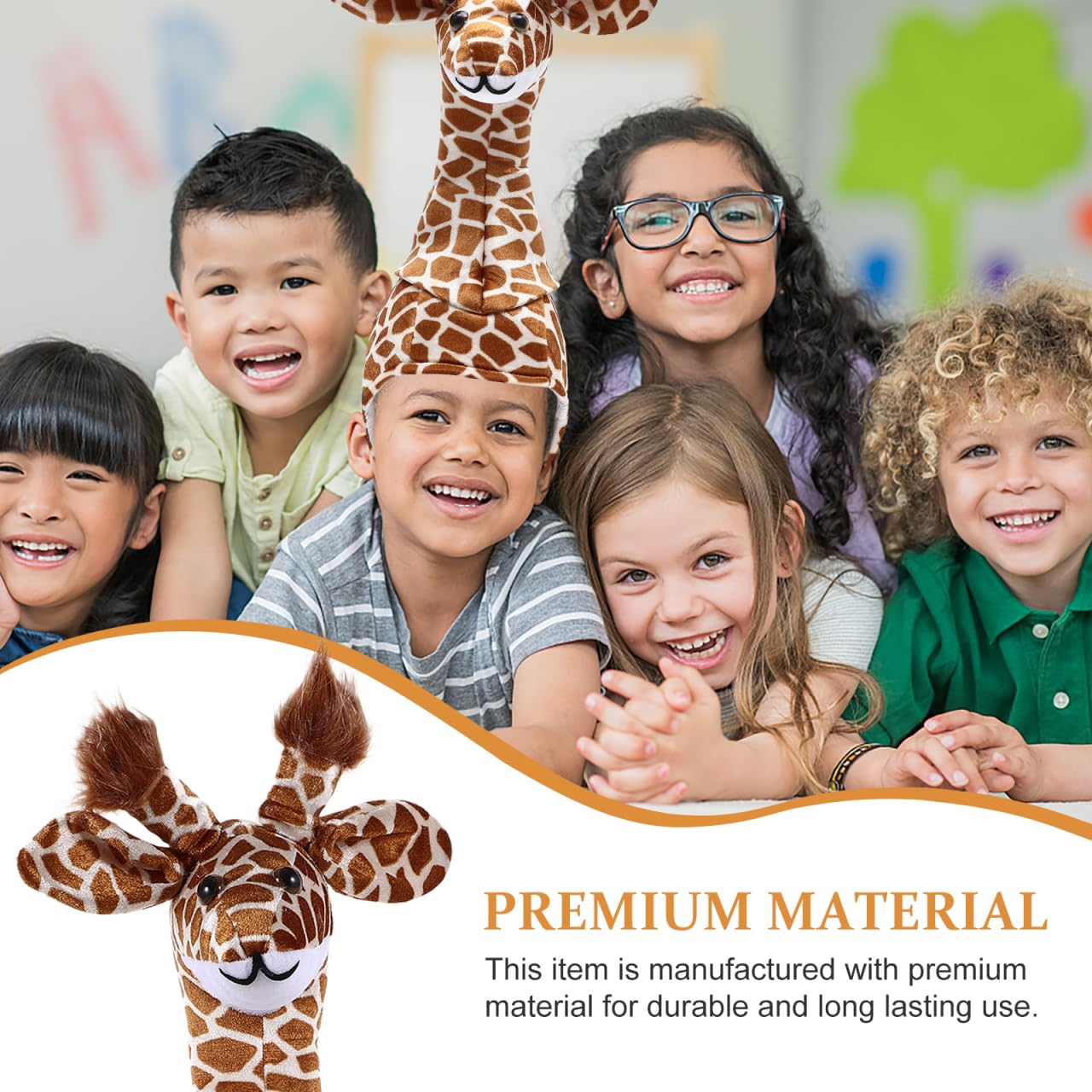 TOYANDONA Costume animal girafe chapeau pour performance interactive costume pour parents et plaisir lors de fêtes et célébrations fêtes à thème animal, Halloween carnaval
