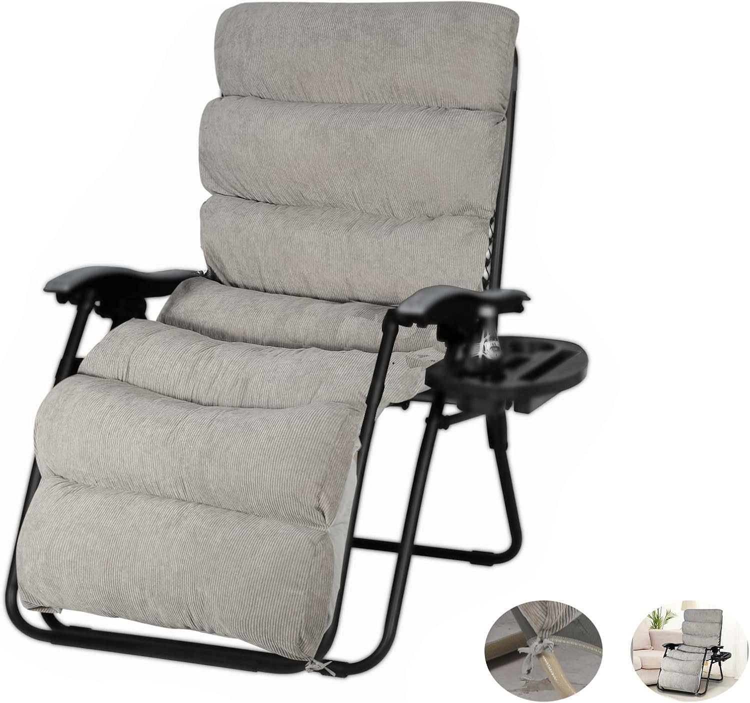 REDCAMP Chaise Lounge Cushion for Patio Furniture,67 inch