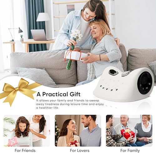 Miniatura 8 de Masajeador de cuello, masajeador cervical 3 en 1, alivio térmico + 9 modos, portátil para el hogar, oficina, viajes (uso diario de masaje de cuello)