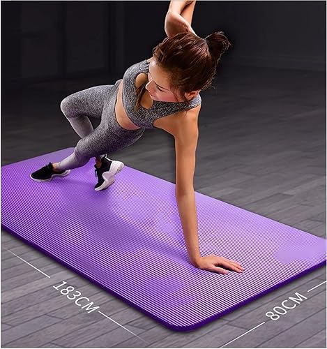 Miniatura 2 de Esterilla de yoga para mujeres, esterilla de yoga gruesa para hombres, esterilla de ejercicio para yoga, pilates, hogar, gimnasio, yoga, esterilla