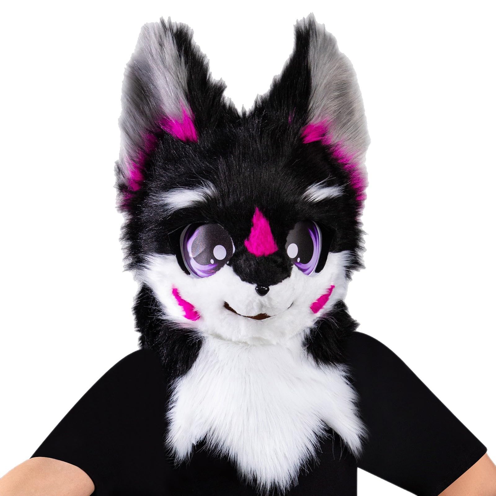 Fursuit Head Halloween Cosplay Costume Props Adults Cats Headgear