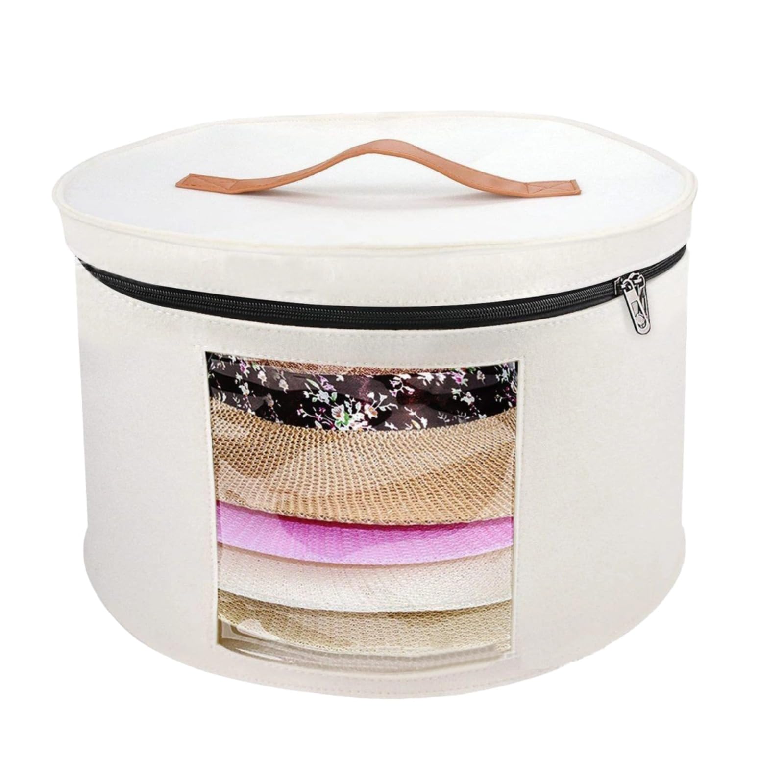 Organiseur de chapeau portable pour le voyage et le rangement du dressing féminin