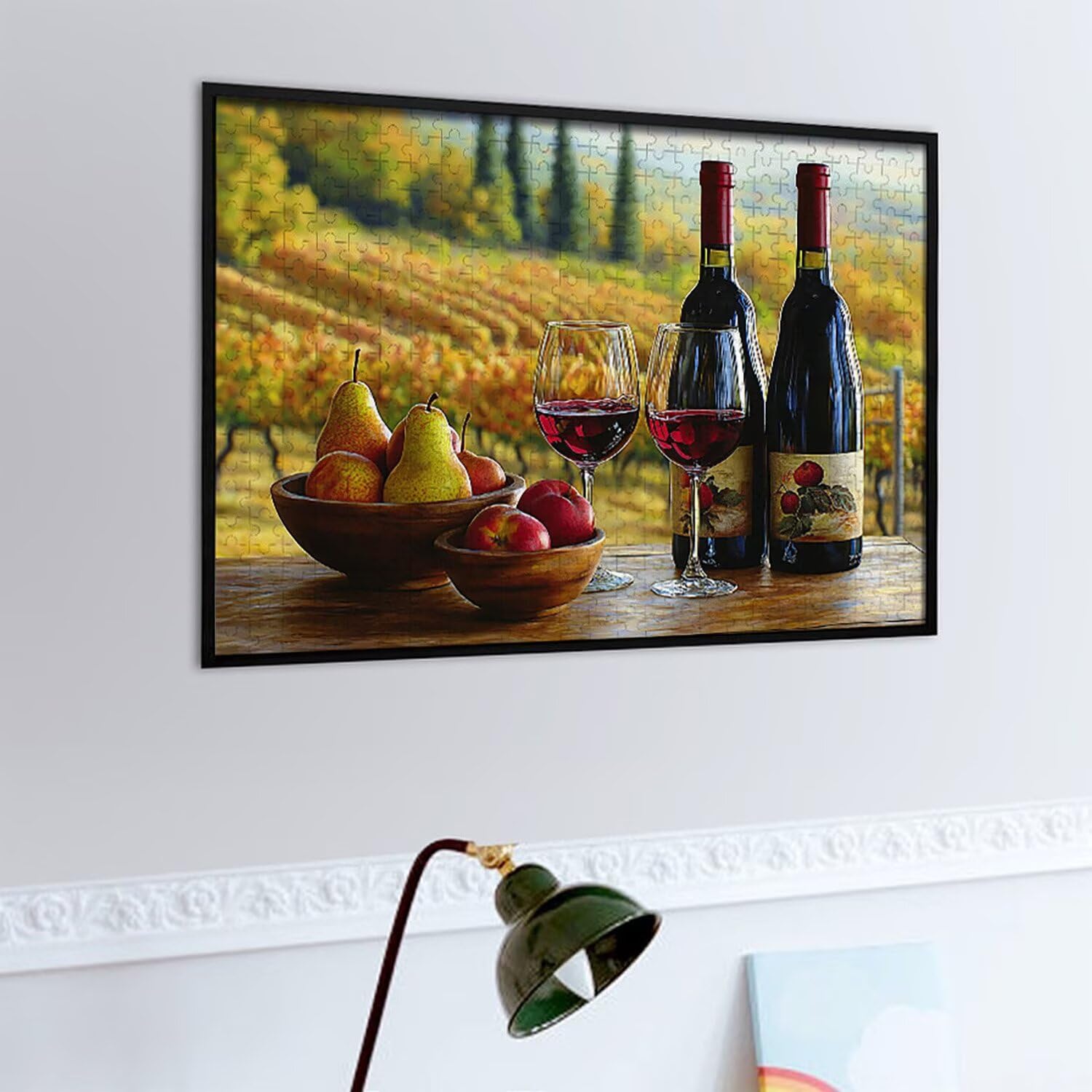 3000 sztuk puzzli, owoce czerwone wino 3000 sztuk puzzli dla dorosłych, prezent rocznicowy, prezent świąteczny, dekoracja domu, zapobieganie degeneracji mózgu u osób starszych v-789
