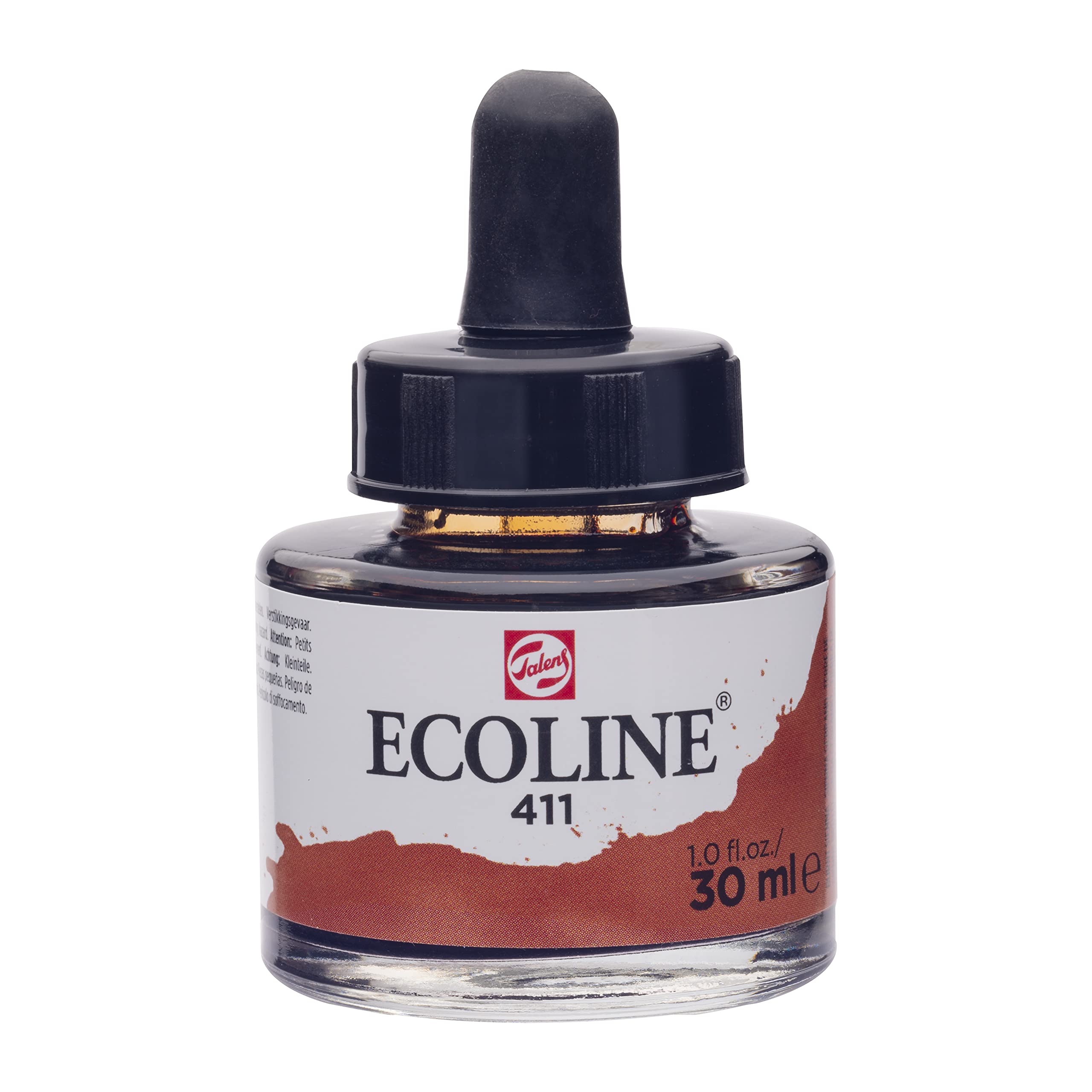Ecoline Burnt Sienna Liquid Watercolour Bottle 30 Ml 411 (11254111)