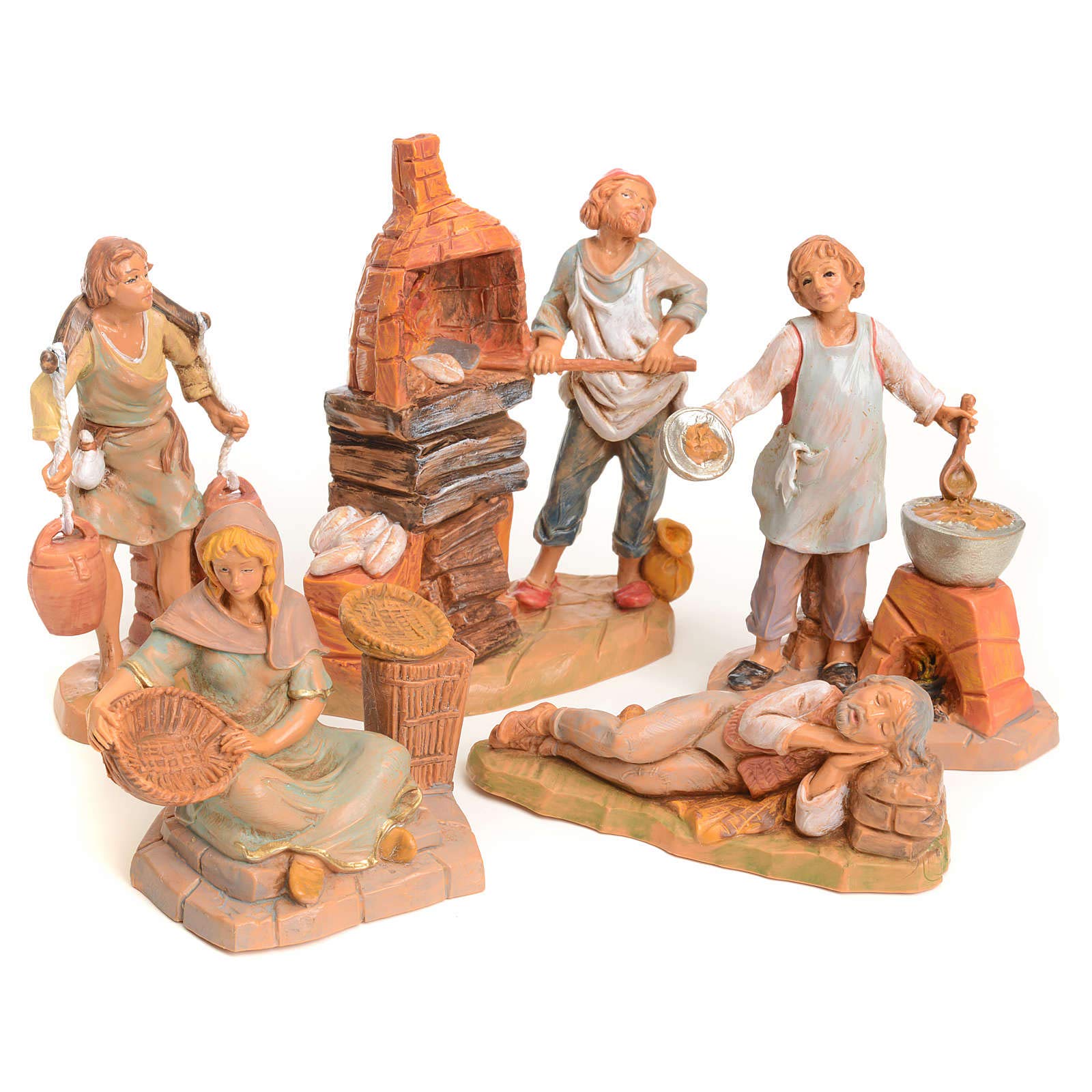Holyart Crèche Bergère Avec Fruits Crèche Fontanini 30 Cm