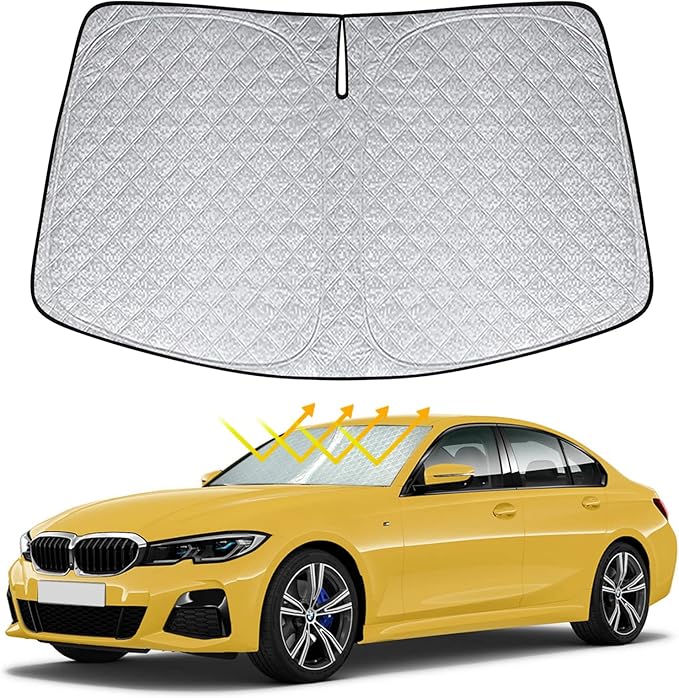 Amazon.com: Windshield Sun Shade Compatible with BMW 3 Series 2020 2021 ...