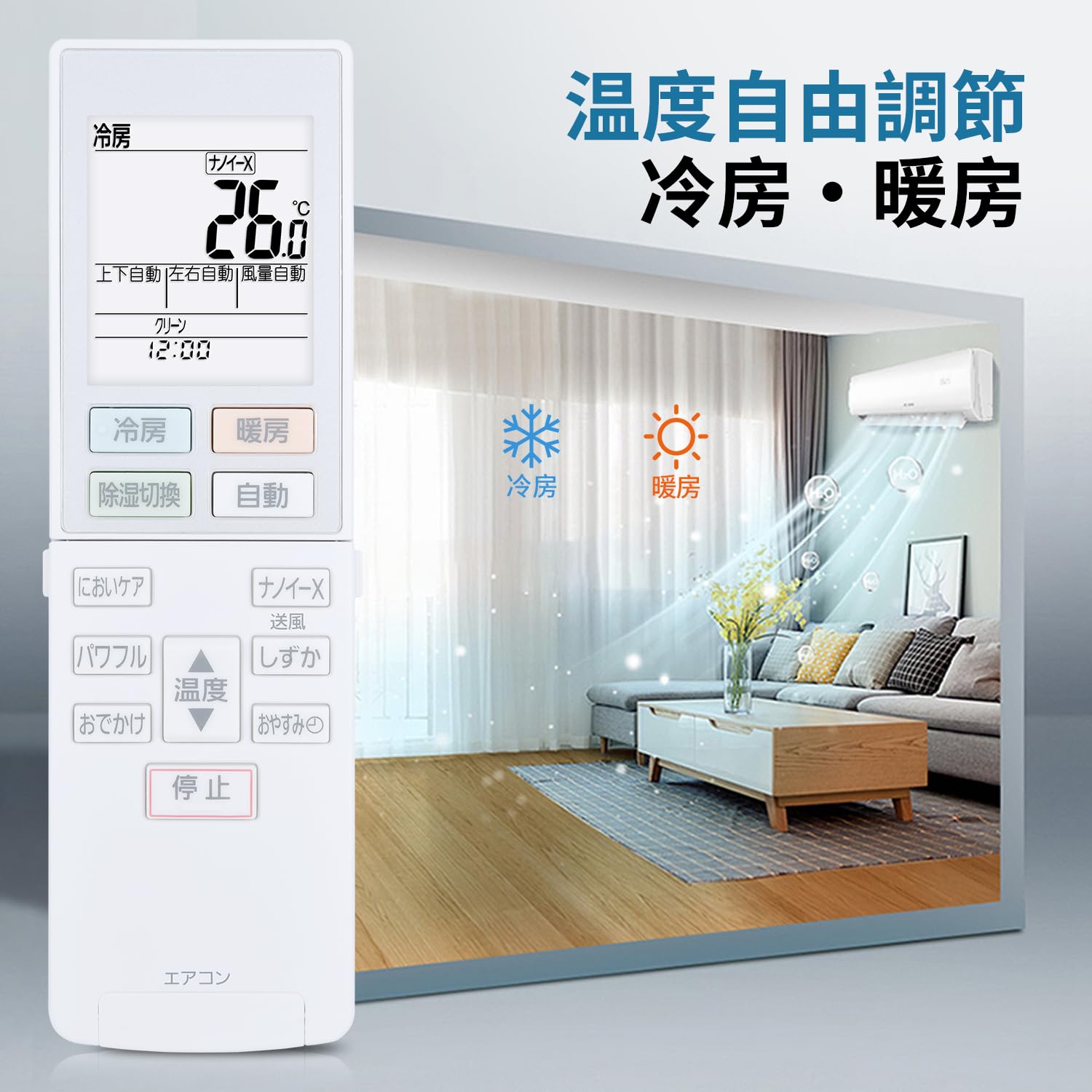 Amazon.co.jp: エアコンリモコン ACXA75C22250 for Panasonic