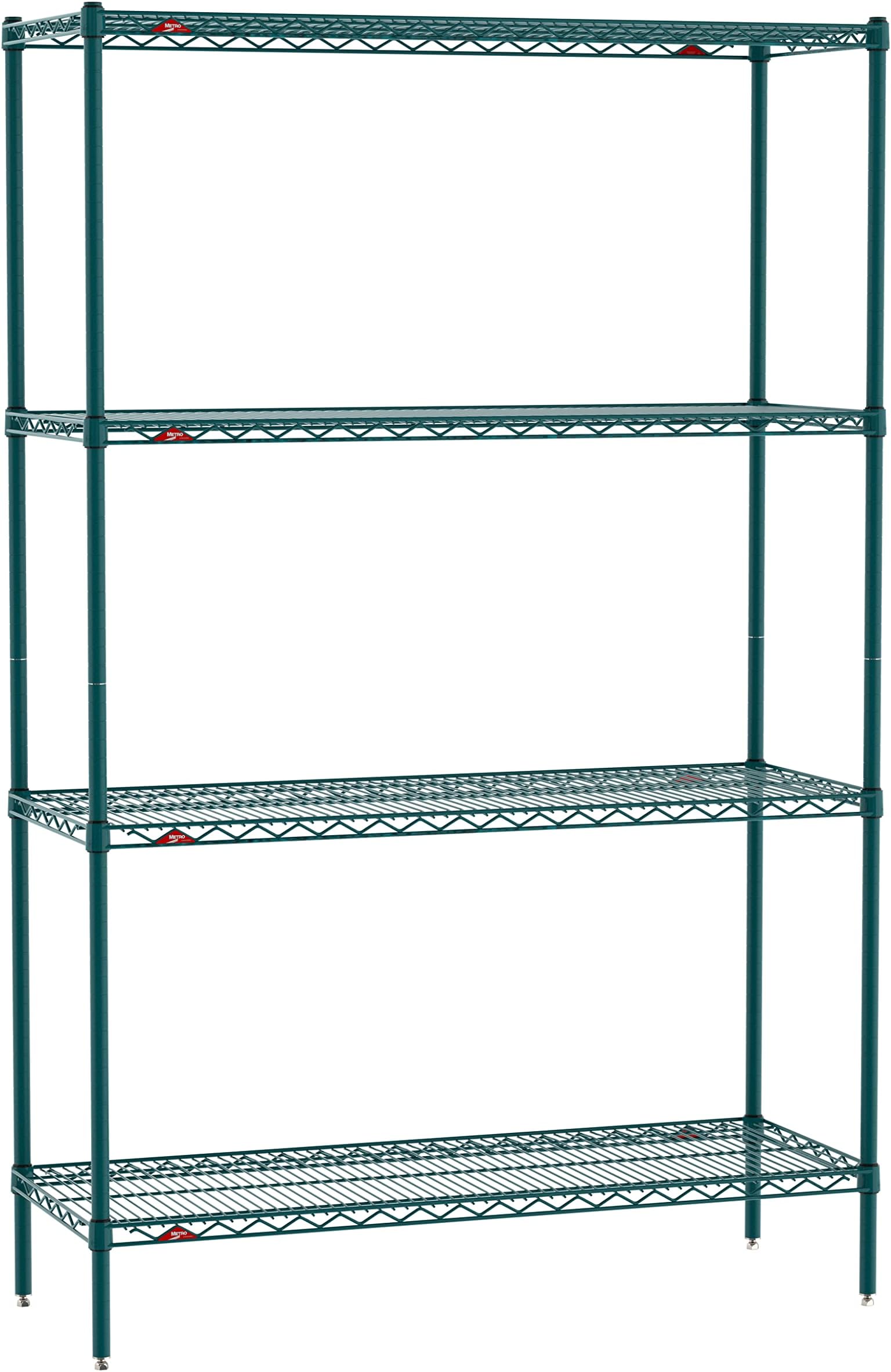 Amazon.com: METRO Super Erecta Metroseal Green Epoxy Shelving Unit ...