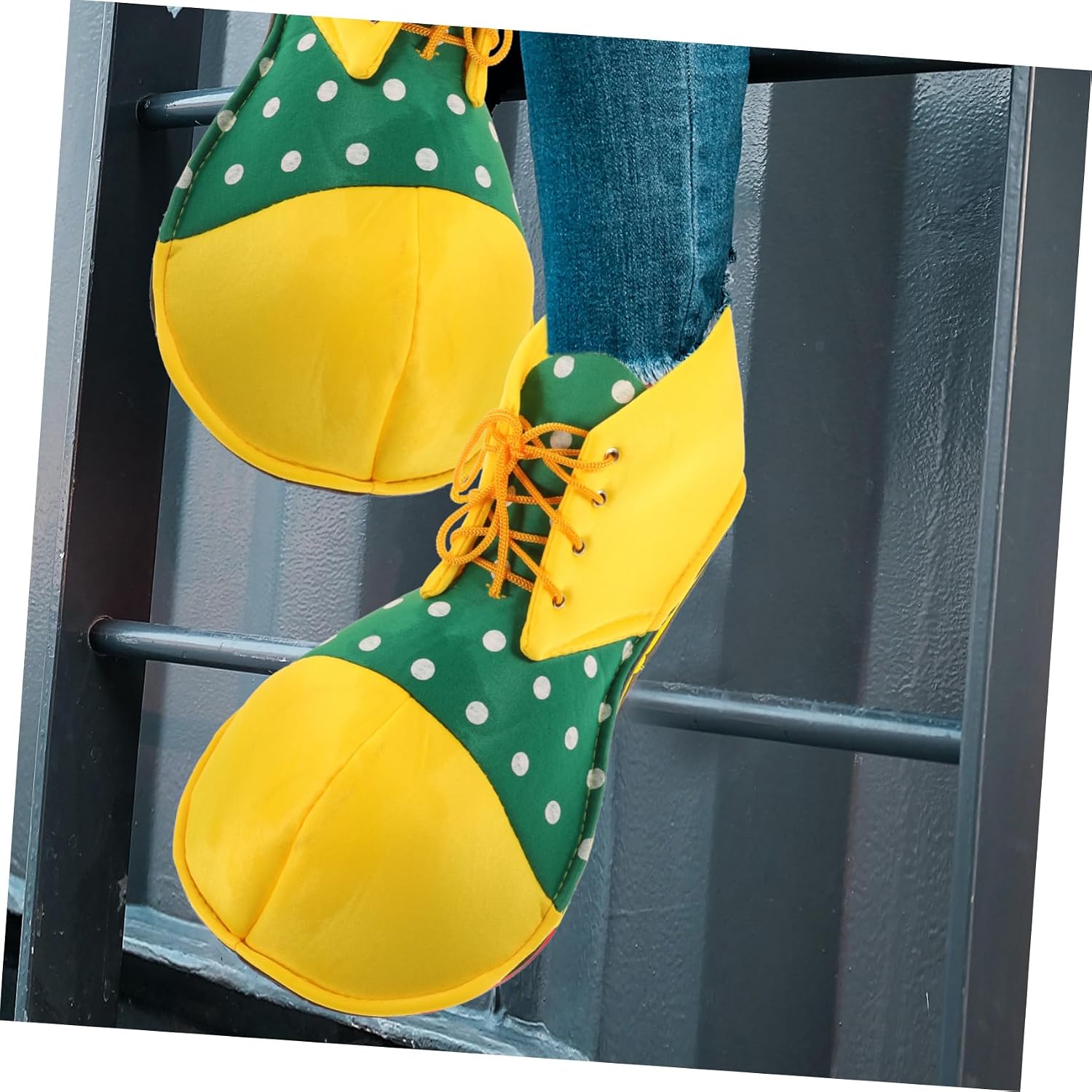 Halloween Costumes Halloween Shoes Clown Costume Shoes Carnival Clown Accessories for Carnival Cosplay Party s Green Inflatables