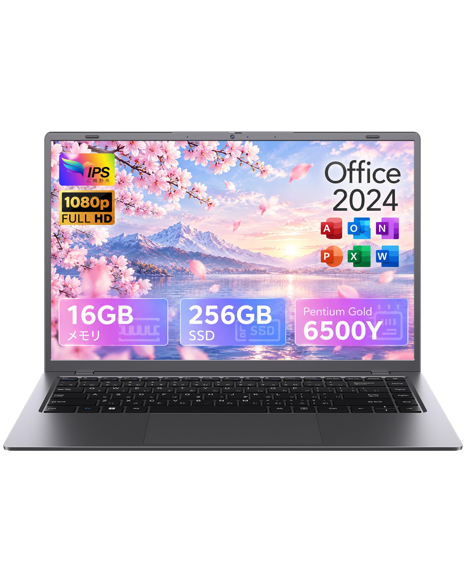 Amazon.co.jp: ZRASUノートパソコン Office 2024搭載 15.6 インチ