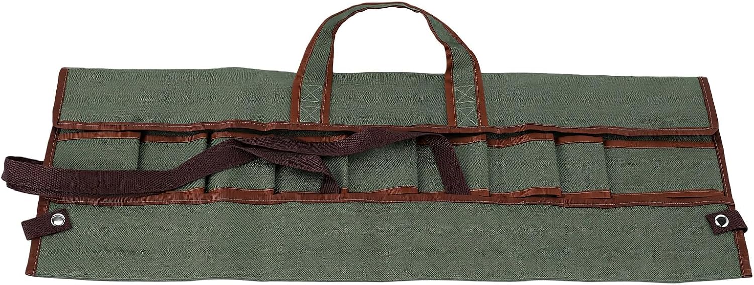 Bonsai Tool Bag, Rainproof Oxford Storage Case, 9 Holes Portable