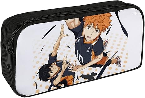 Amazon Co Jp ハイキュー 鉛筆ケース ペンケース グッズ 筆箱文具収納 学用品収納 鉛筆ケース ペンケース かわいい 大容量 筆箱 ペン箱 収納バッグ 学生 子供 誕生日 入学ギフト グッズ 筆箱 皮革 文具収納 ポーチ ペンシルケース 化粧ポーチ ペンケース 軽量 多機能
