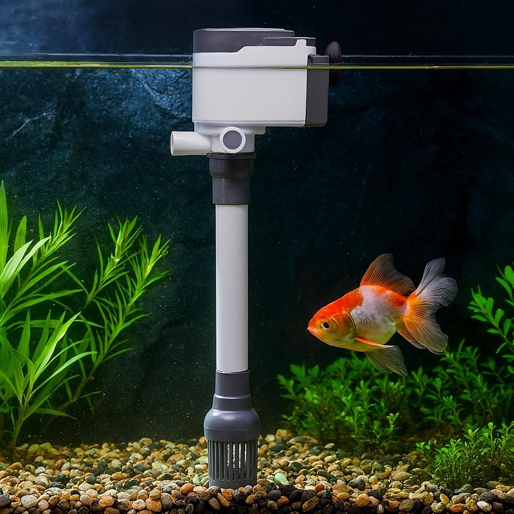 SOBO AQ Series Aquarium White 3 in 1 Submersible Water Filter Pump Power Head AQ-1038 | Power : 15W | Output : 1000L/H | H.max : 1.2M