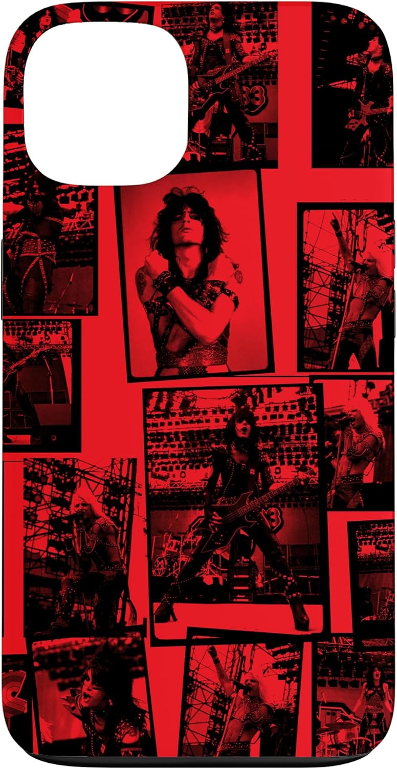 Mötley Crüe Red Collage Case for iPhone 15